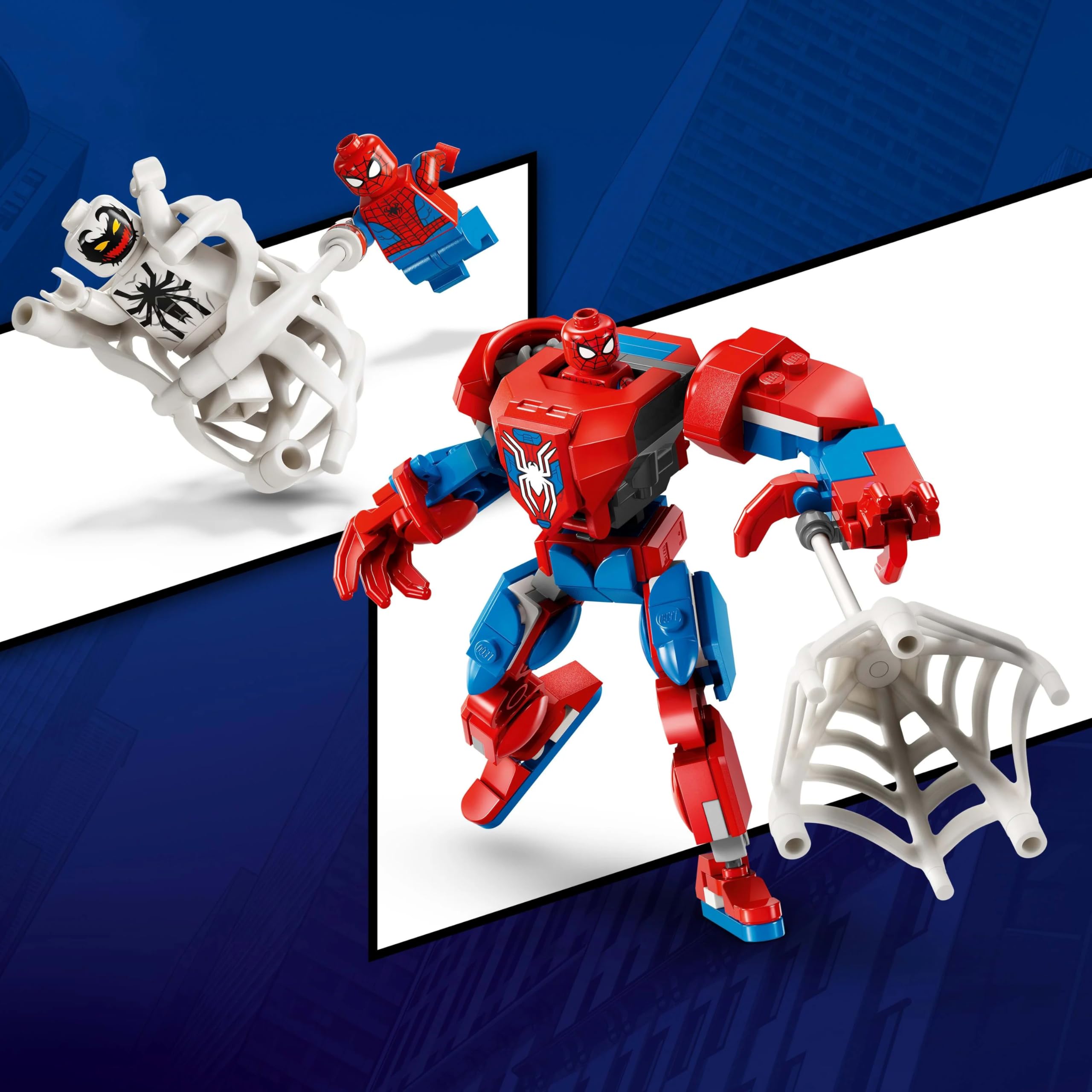 LEGO 76308 Marvel Homem-Aranha Mecha Vs. Anti-Venom Brinquedo